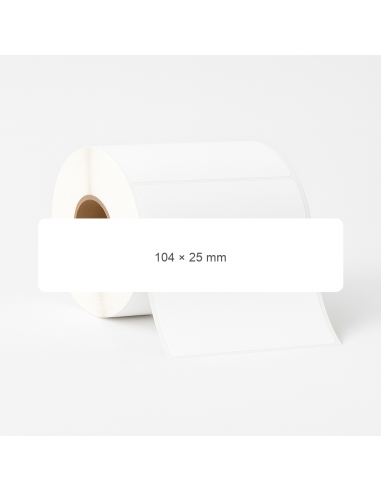 Adhesive labels 104x25mm....