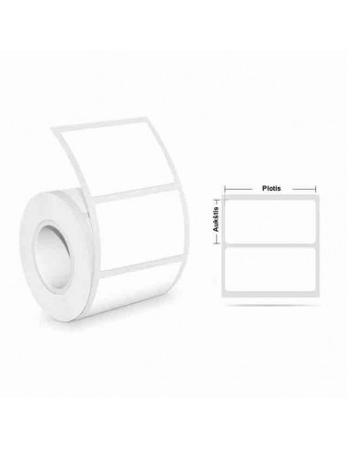 Lipnios etiketės 39x30mm Thermo (1...