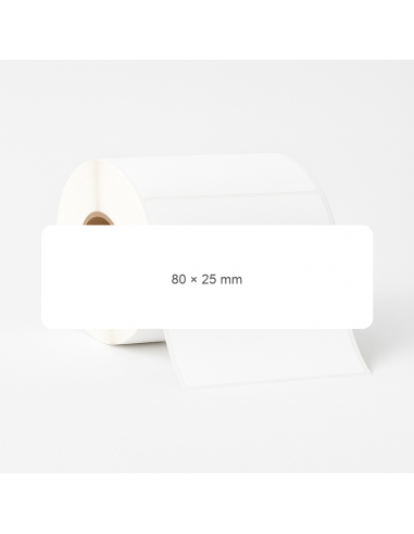 Adhesive labels 80x25mm....