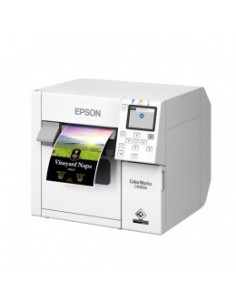 Epson ColorWorks C4000, Matt Black Ink, cutter, ZPLII, USB, Ethernet