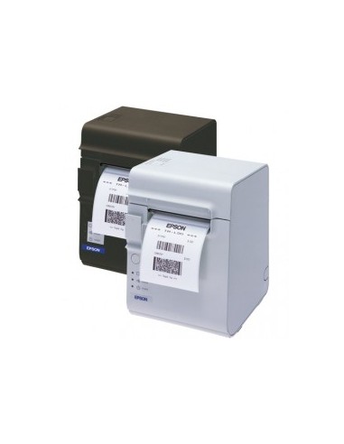 Staliniai lipdukų spausdintuvai Lipdukų spausdintuvas Epson TM-L90, 8 dots/mm (203 dpi), USB, RS232, black