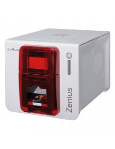  Evolis Zenius Expert, single sided, 12 dots/mm (300 dpi), USB, Ethernet, red