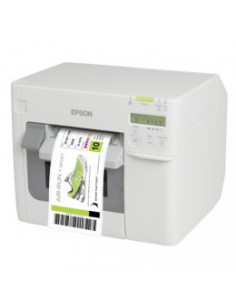 Epson ColorWorks C3500 Label Club Bundle 04, cutter, disp., USB, Ethernet, NiceLabel, white