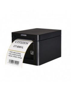 Citizen CT-E651L, 8 dots/mm (203 dpi), cutter, USB, black