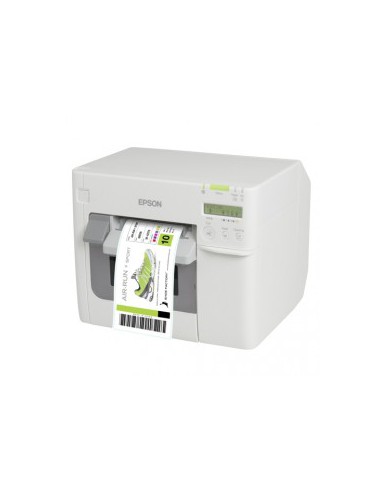 Spalvoti lipdukų spausdintuvai Epson ColorWorks C3500 Label Club Bundle 02, cutter, disp., USB, Ethernet, NiceLabel, white