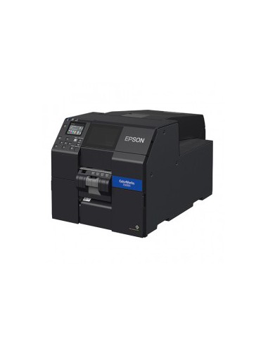 Spalvoti lipdukų spausdintuvai Epson ColorWorks CW-C6000Pe, peeler, disp., USB, Ethernet, black