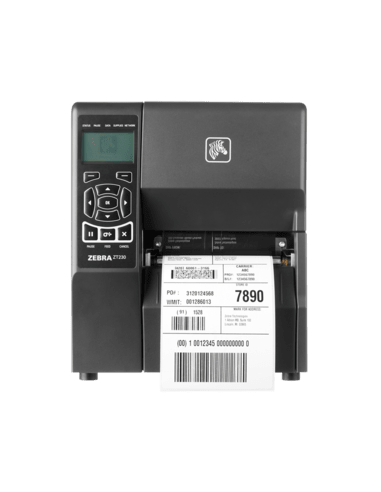 Zebra ZT231, 12 dots/mm (300 dpi), peeler, LTU, display, EPL, ZPL, ZPLII, USB, USB Host, RS232, BT (BLE), Ethernet