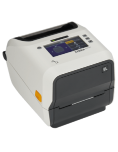 Zebra ZD621t Healthcare, 12 dots/mm (300 dpi), disp. (colour), RTC, USB, USB Host, RS232, BT, Ethernet, Wi-Fi, white