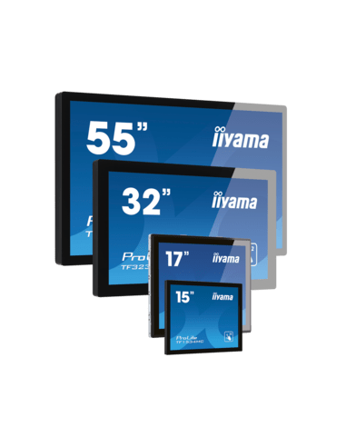 iiyama ProLite open-frame LCDs, 54.6cm (21.5''), Projected Capacitive, 10 TP, Full HD, USB, kit (USB), black