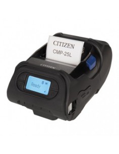 Mobilūs lipdukų spausdintuvai Mobilus spausdintuvas Citizen CMP-25L, USB, RS232, BT, 8 dots/mm (203 dpi), display, ZPL, CPCL