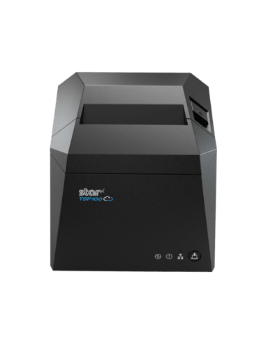 Star TSP143IV-UE SK, Linerless, CloudPRNT, 8 dots/mm (203 dpi), cutter, linerless, LTS, USB, Ethernet, kit, grey