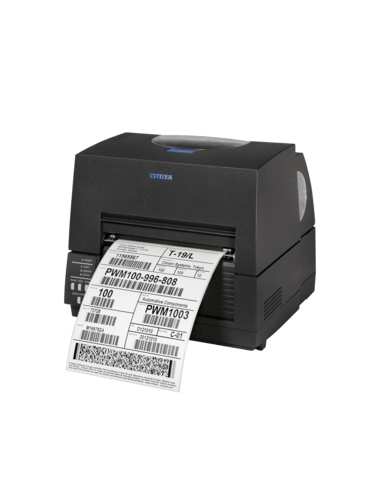 Citizen CL-S6621, 8 dots/mm (203 dpi), peeler, ZPLII, Datamax, multi-IF (Ethernet, Premium), black