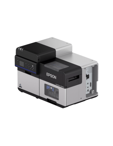 Epson ColorWorks C8000e, matte black ink, cutter, disp., USB, Ethernet, kit (USB), black, grey