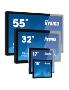 iiyama ProLite TF1015MC-B3, 25,7cm (10,1), Projected Capacitive, 10 TP, USB, Ethernet, kit (USB), black